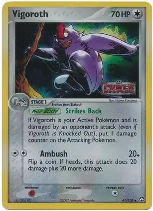 Vigoroth 41/108 EX Power Keepers