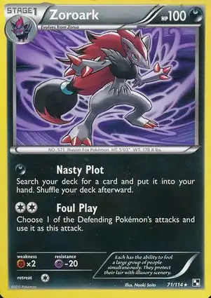Zoroark 71/114 Black & White