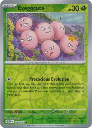 Exeggcute 001/191 Surging Sparks