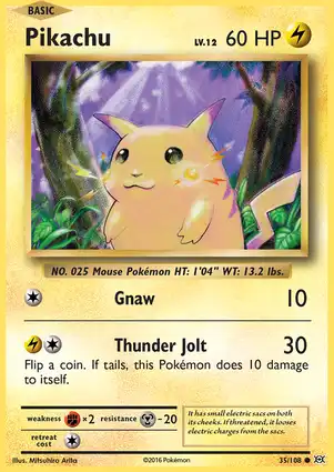 Pikachu 35/108 Evolutions
