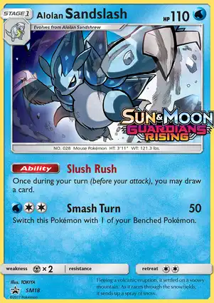 Alolan Sandslash SM18 Sun & Moon Promos