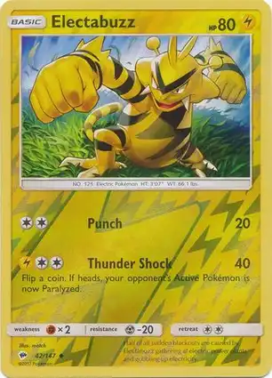 Electabuzz 42/147 Burning Shadows