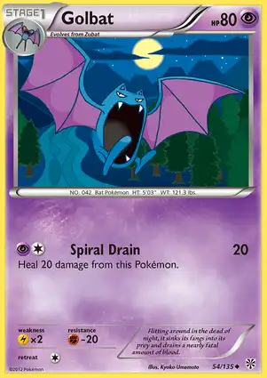 Golbat 54/135 Plasma Storm