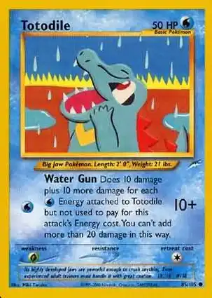 Totodile 85/105 Neo Destiny