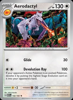 Aerodactyl 142/165 Scarlet & Violet 151