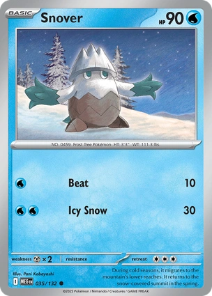 Snover 035/132 Mega Evolution