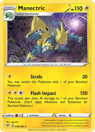 Manectric 059/189 Darkness Ablaze