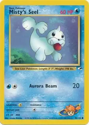 Misty's Seel 88/132 Gym Heroes