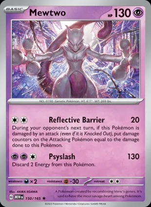 Mewtwo 150/165 Scarlet & Violet 151