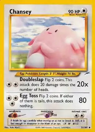Chansey 31/105 Neo Destiny