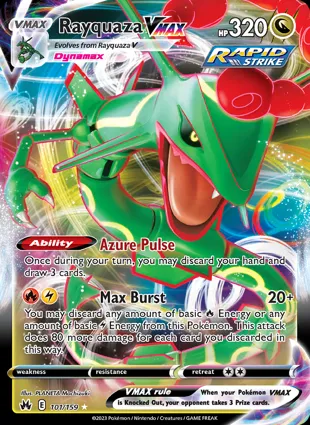 Rayquaza VMAX 101/159 Crown Zenith