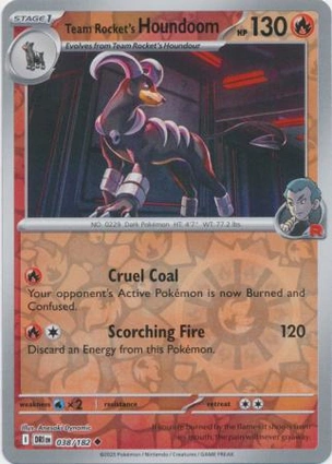 Team Rocket's Houndoom 038/182 Destined Rivals