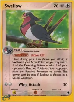 Swellow 46/109 EX Ruby & Sapphire