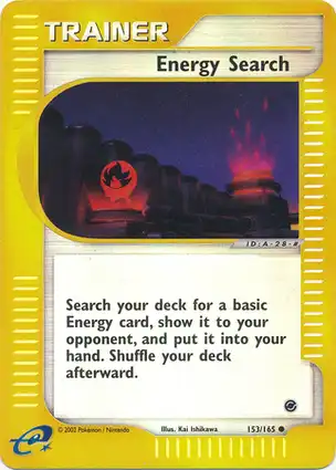 Energy Search 153/165 Expedition Base Set