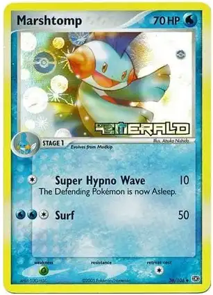 Marshtomp 36/106 EX Emerald