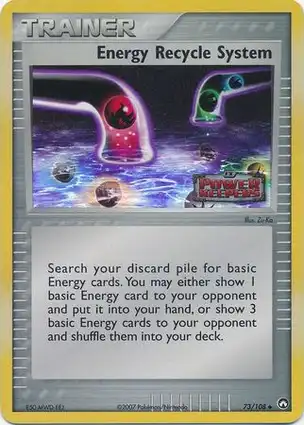 Energy Recycle System 73/108 EX Power Keepers