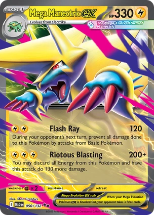 Mega Manectric ex 050/132 Mega Evolution