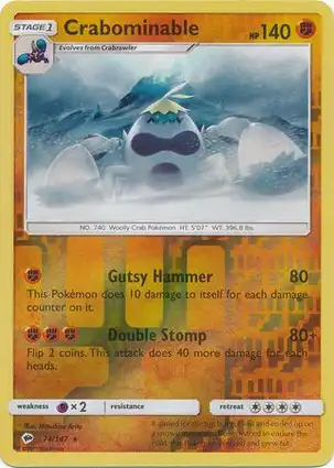Crabominable 74/147 Burning Shadows