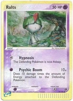 Ralts 74/100 EX Sandstorm
