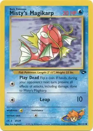 Misty's Magikarp 88/132 Gym Challenge