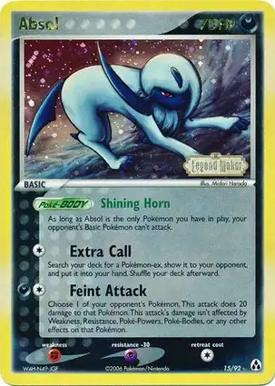 Absol 15/92 EX Legend Maker