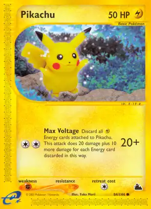 Pikachu 84/144 Skyridge