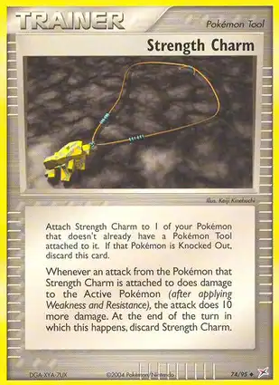 Strength Charm 74/95 EX Team Magma vs Team Aqua
