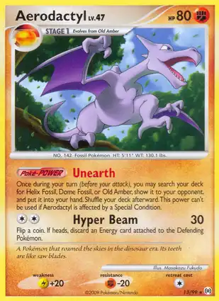 Aerodactyl 13/99 Arceus