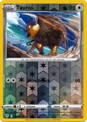 Tauros 134/189 Darkness Ablaze