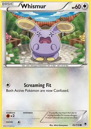 Whismur 83/119 Phantom Forces