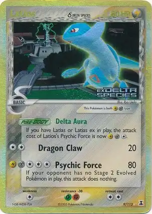 Latios 9/113 EX Delta Species