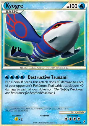 Kyogre 12/95 Call of Legends