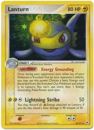 Lanturn 38/101 EX Hidden Legends