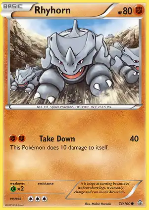 Rhyhorn 74/160 Primal Clash