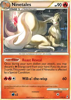 Ninetales 17/95 Call of Legends