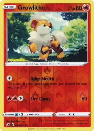 Growlithe 027/192 Rebel Clash