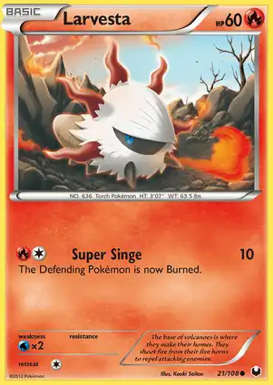 Larvesta 21/108 Dark Explorers