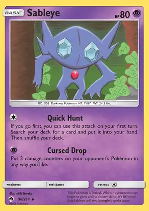 Sableye 96/214 Lost Thunder