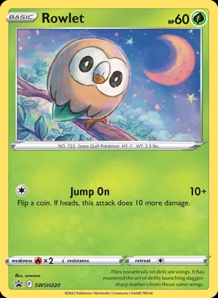 Rowlet SWSH220 Sword & Shield Promos