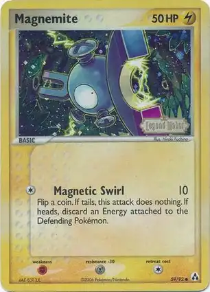 Magnemite 59/92 EX Legend Maker