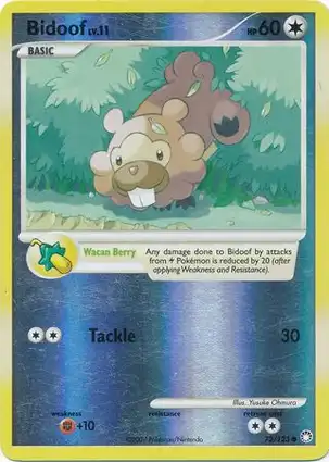 Bidoof 73/123 Mysterious Treasures