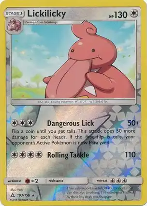 Lickilicky 103/156 Ultra Prism