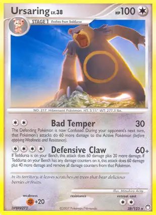 Ursaring 38/123 Mysterious Treasures
