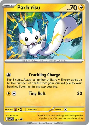 Pachirisu 158 Scarlet & Violet Promos