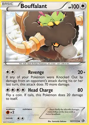 Bouffalant 107/113 Legendary Treasures