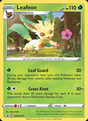 Leafeon SWSH191 Sword & Shield Promos