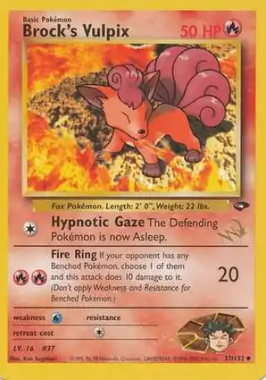 Brock's Vulpix 37/132 Gym Challenge