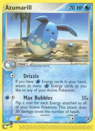Azumarill 30/100 EX Sandstorm