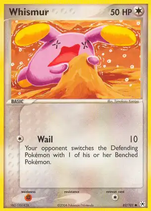 Whismur 82/101 EX Hidden Legends