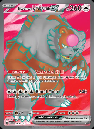 Bloodmoon Ursaluna ex 202/167 Twilight Masquerade